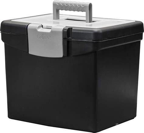 metal office storage boxes|office storage boxes hinged lid.